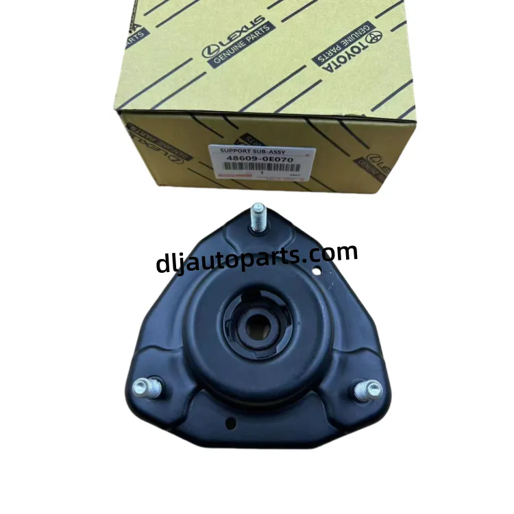 Muntatge de puntal de cotxe d'alta qualitat OEM 48609-0E070 per a TOYOTA HIGHLANDER ASU5*, Muntatge de puntal de goma superior GSU55